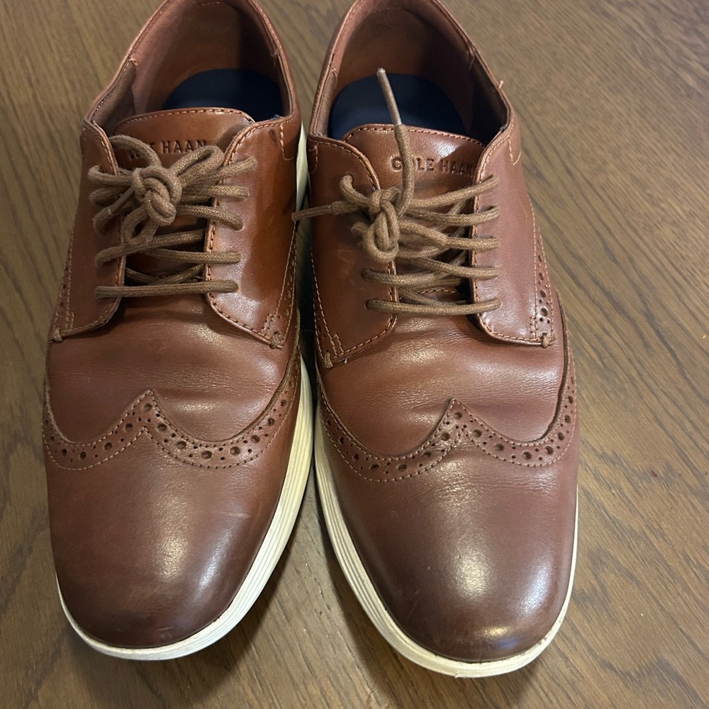 Cole Haan Men's Brown Leather Oxfords
